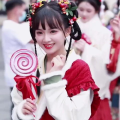 汉服小姐姐过万圣节吗,传统与现代的奇妙邂逅